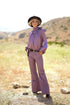 Anna Samouka - Marissa Leather Pants Lilac